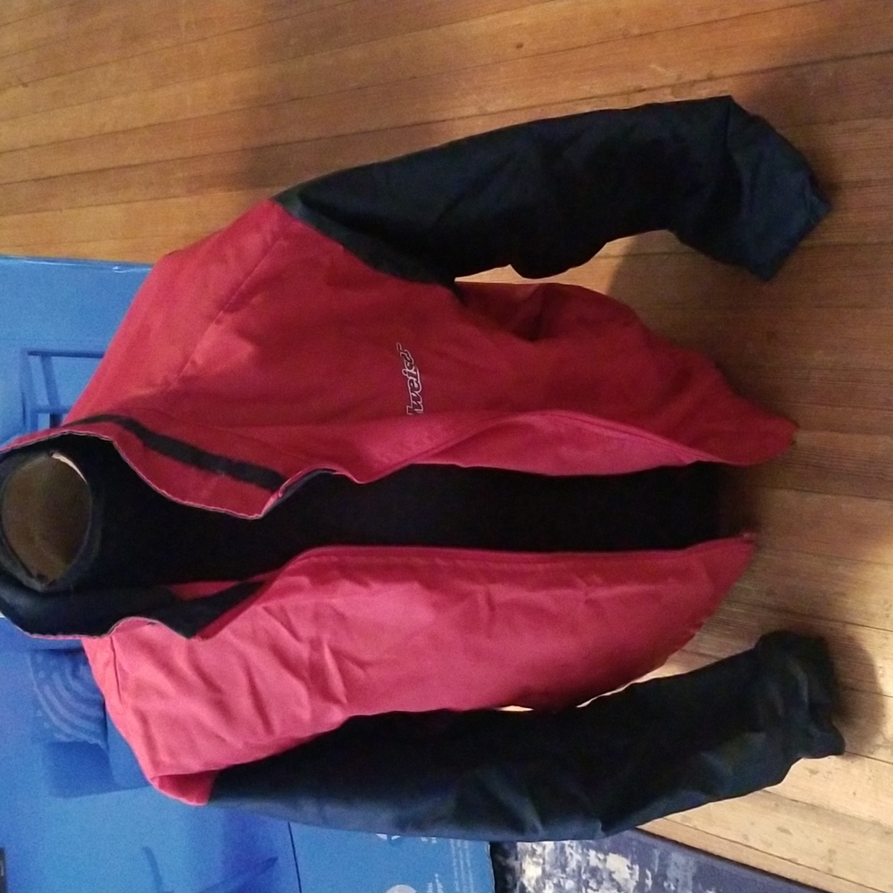 Budweiser windbreaker, size Large red,white, blue